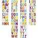 Letter Stickers - 333-Count Alphabet Stickers A-Z, Colorful Uppercase Letter Sticker Labels for Kids, Teachers, Students, Good for Crafts, Classroom Decor, Bulletin Boards, 2.5 inches High