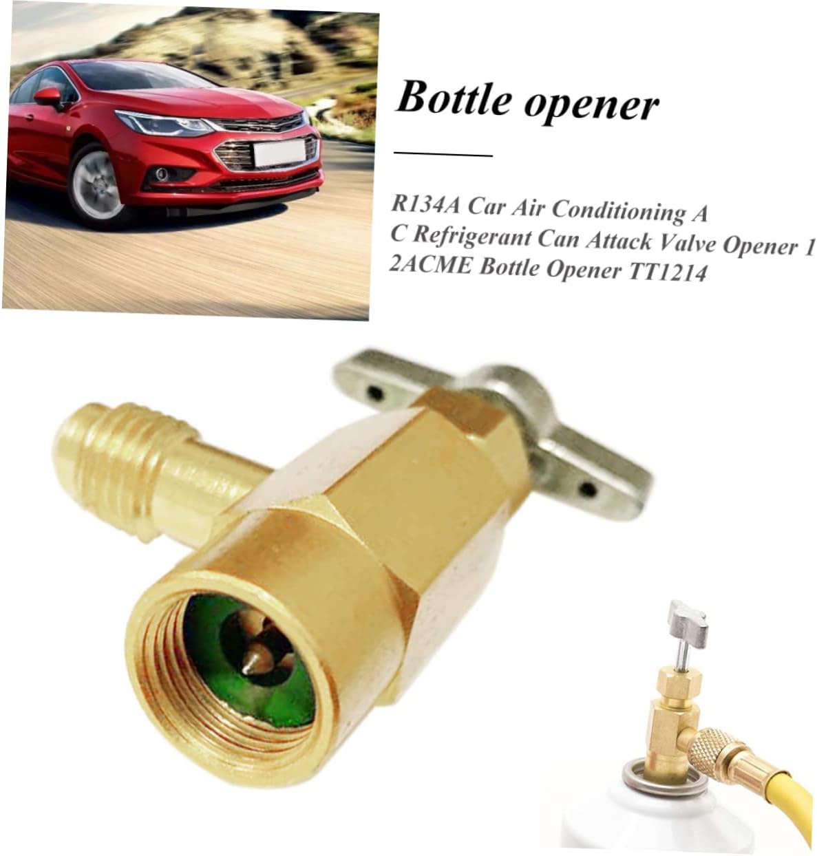IMIKEYA Self-Sealing Tool Set Valve Core Removing Tool for Automotive Refrigeration Systems