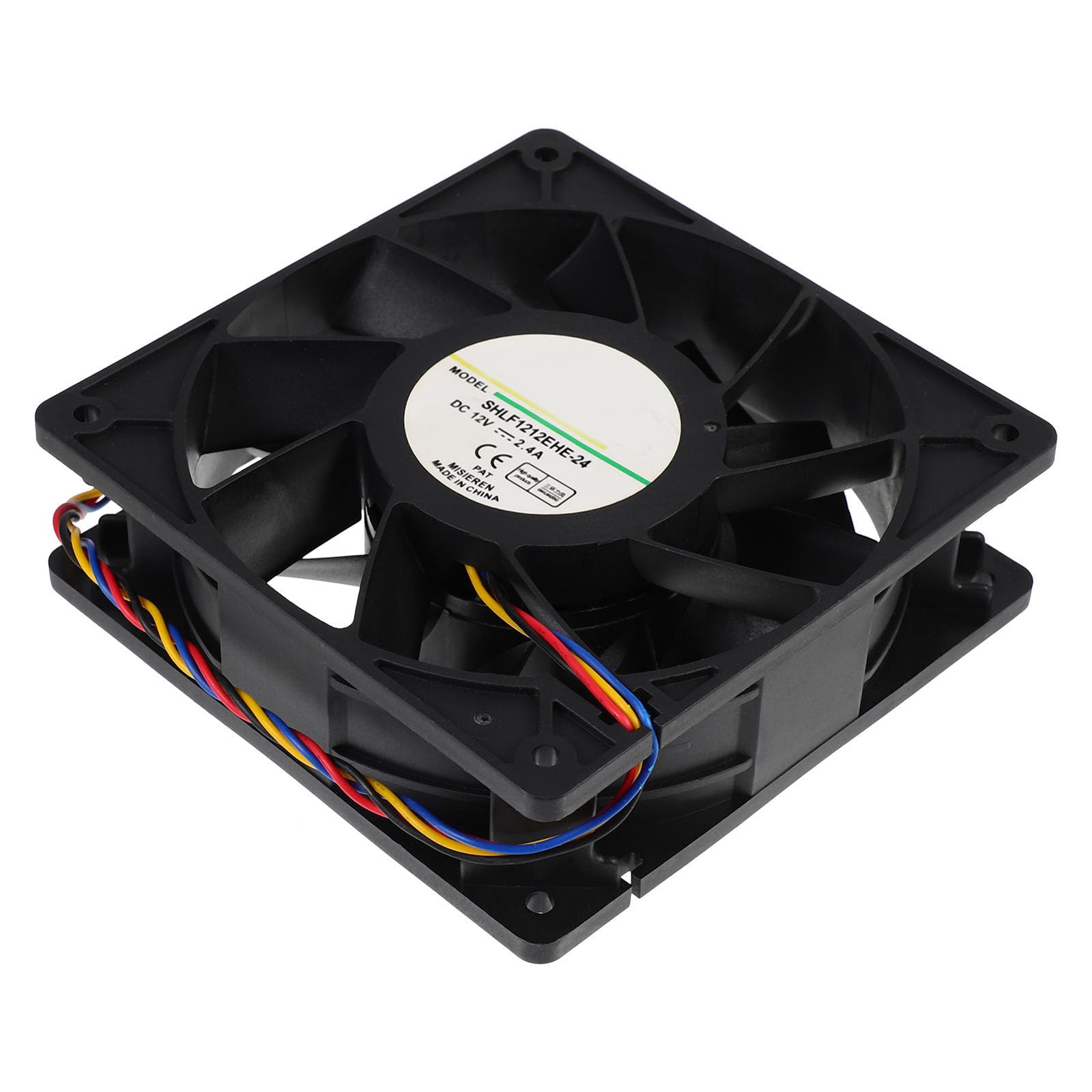 Ventilador de refrigeración de computadora 12V para eliminar el calor interno del chasis con plástico PBT 6