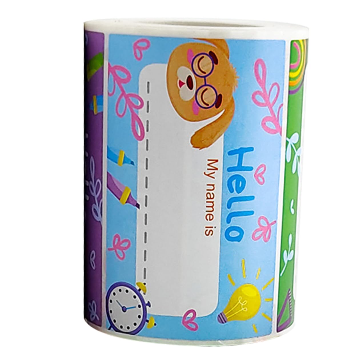 Operitacx 5 Rouleaux autocollants de nom d’animal étiquette autocollantes etiquettes autocollantes name stickers autocollant porte-nom étiquettes pour garderie étiquettes de nom