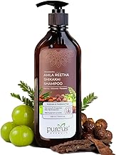 Shreekesha Amla Reetha Shikakai Sulphate & Paraben Free Shampoo | Herbal Shampoo for Hair Growth & Hair Fall Control | Natural Cleanser with Aloe Vera & Henna – 400ml