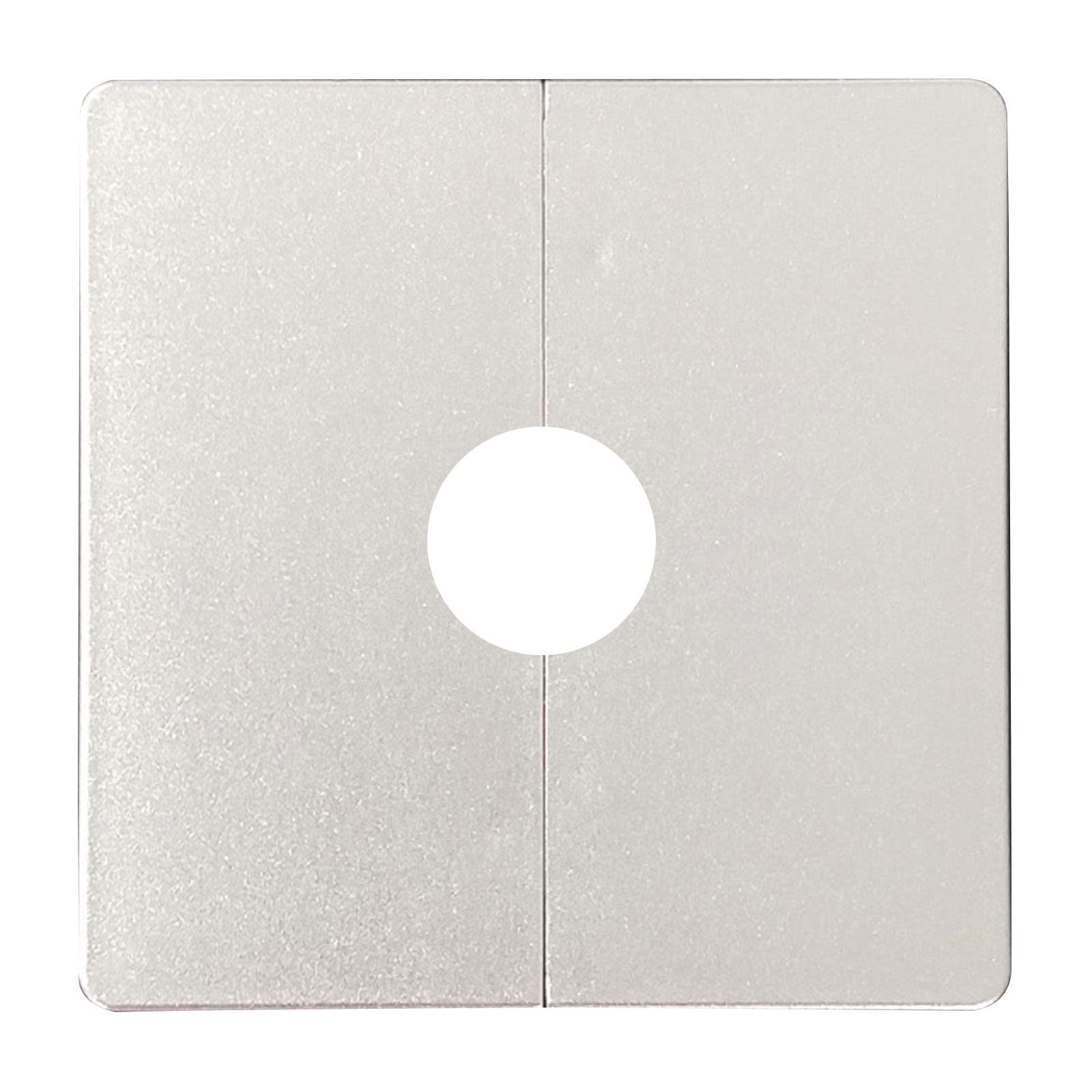 Wall Split Flange Square Escutcheon Plate Water Pipe Wall Covers Reserved Drill Hole Panel Decor for Wires Faucets Pipes Wall Split Flange Pipe Cover