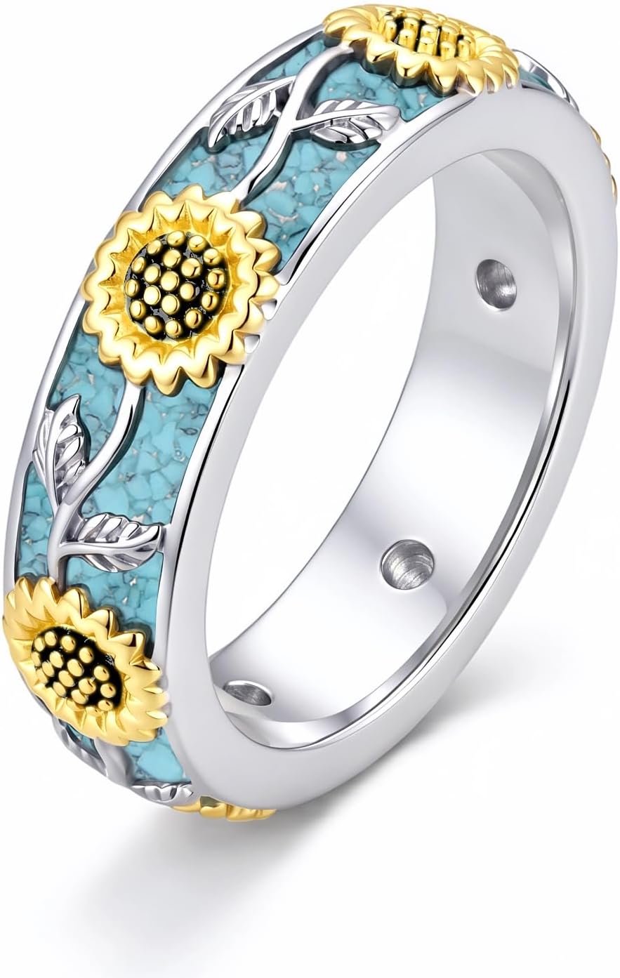 Band Ring for Women Animal Flower Summer Jewelry Gifts
