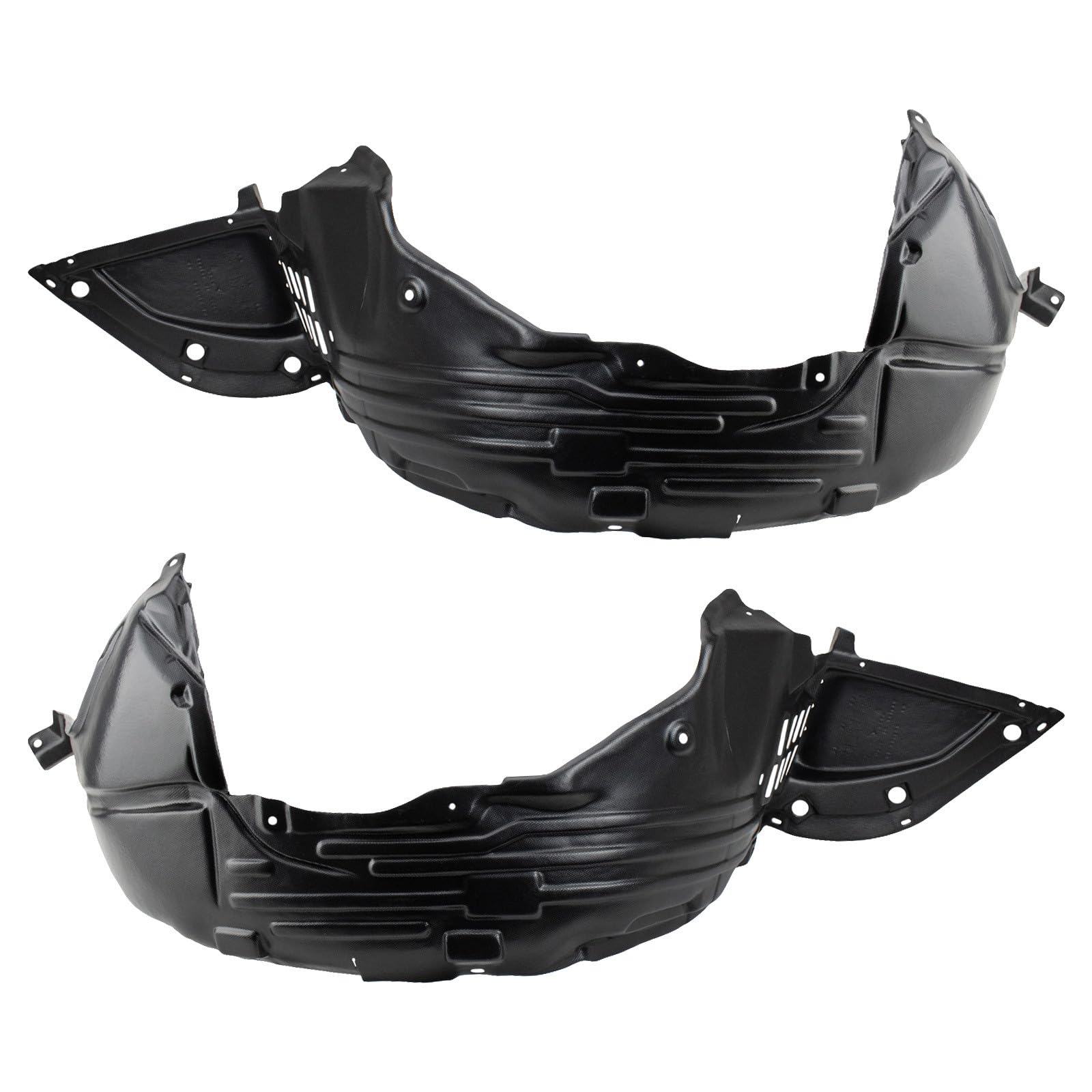 TRQ Front Inner Fender Liner Set | For 2009-2014 Nissan Maxima NI1248119 NI1249119