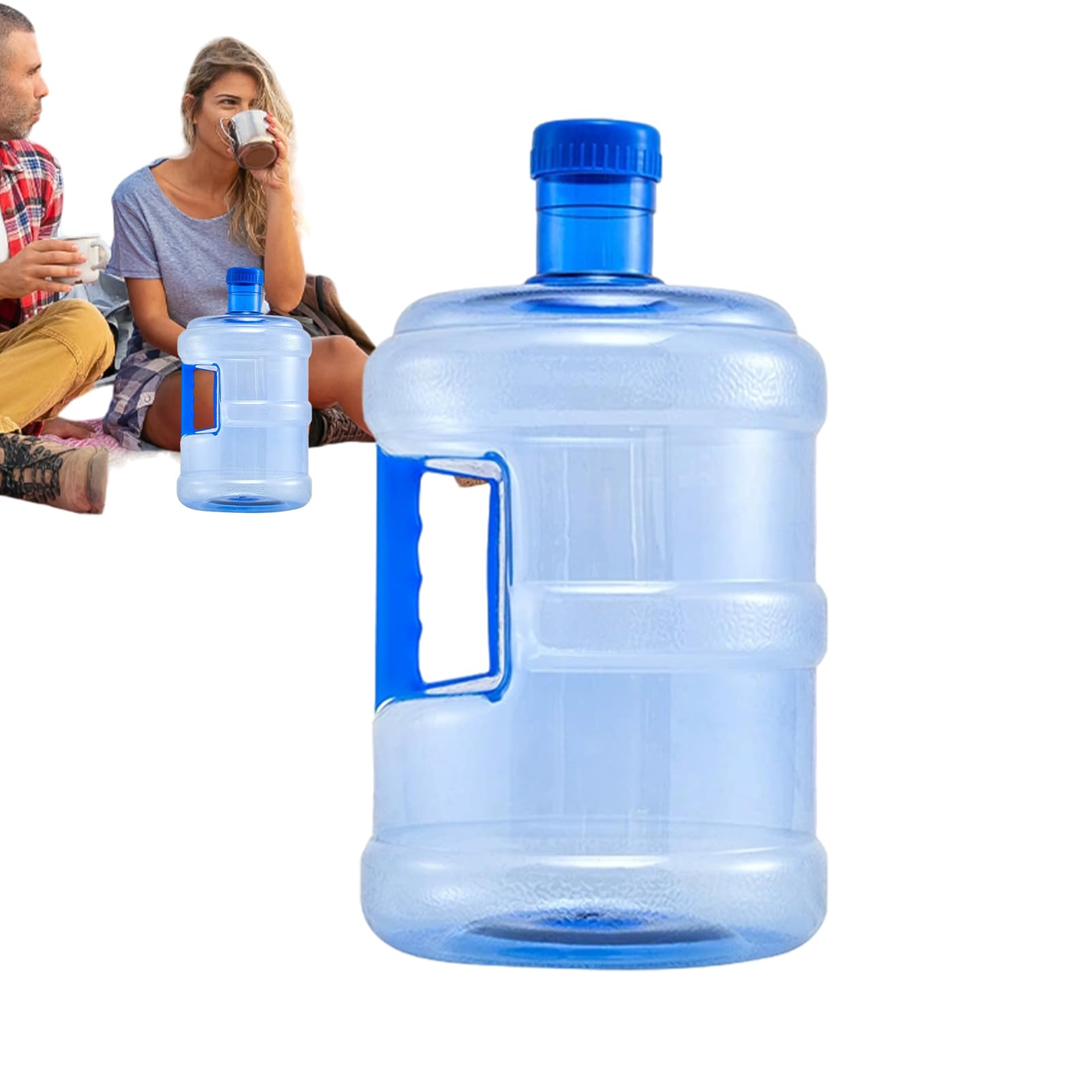 Wasserkrug – Aufbewahrungsbehälter mit Griff, Flüssigkeitsbehälter, vielseitiger Trinkbehälter, Outdoor-Freizeitzubehör, Wandern, Hinterhof, Angeln, Picknick, Wasser, tragbare Lösung