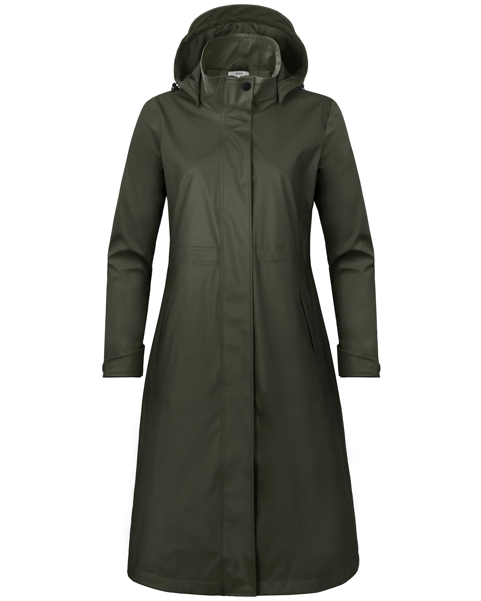 rhythm of the rain Regenmantel Damen lang Regenparka Damen wasserdicht atmungsaktiv gefütterte Regenjacke Trenchcoat Übergangsmantel Parka Outdoor