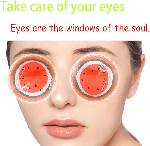 Miniatura 10 de Paquete de hielo de gel reutilizable para ojos, almohadillas frías para ojos, tratamiento caliente y frío para fatiga ocular, hinchazón ocular,