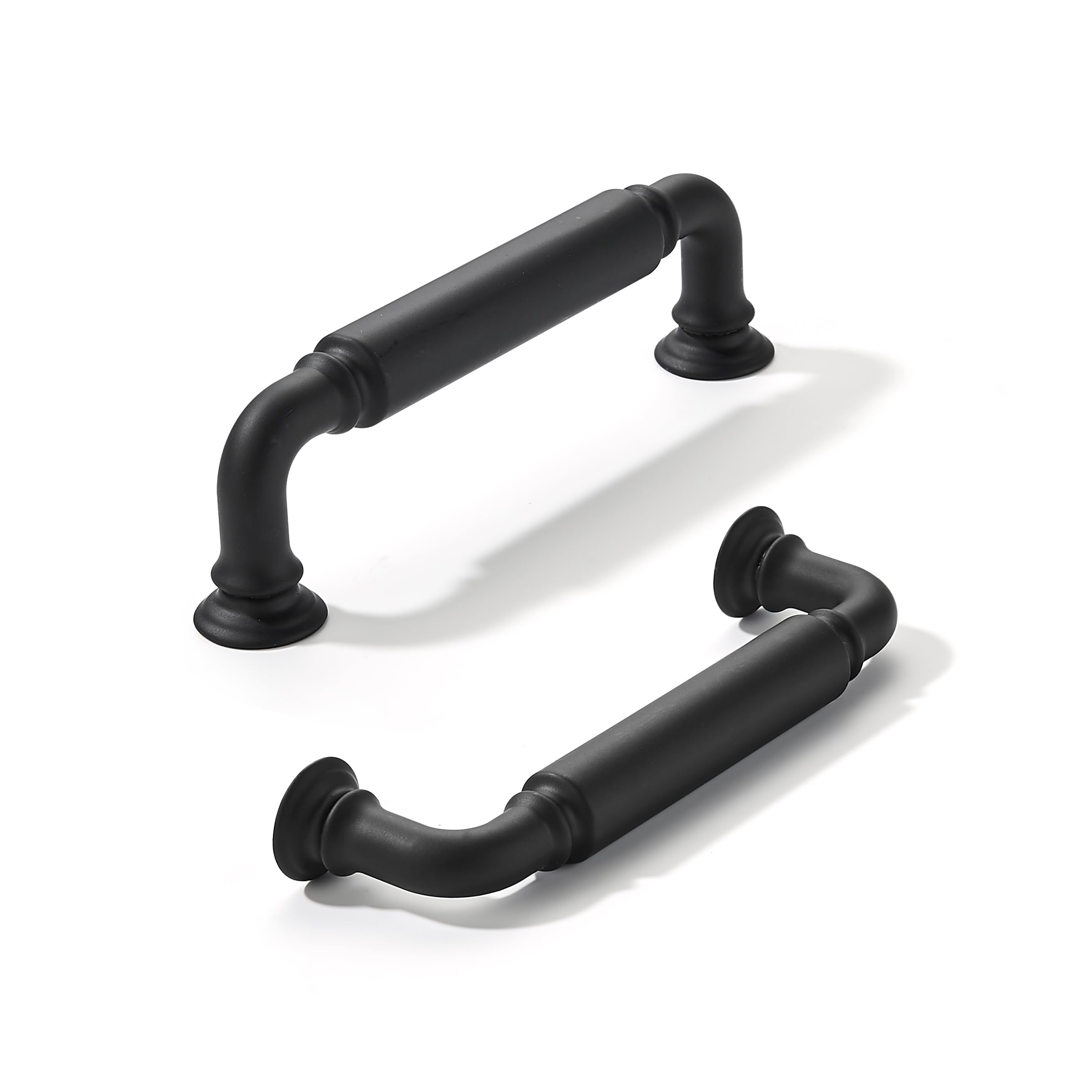 KHTUMEWARE-80279 Matte Black Cabinet Pulls CTC 4 in (102 mm) 10-Pack