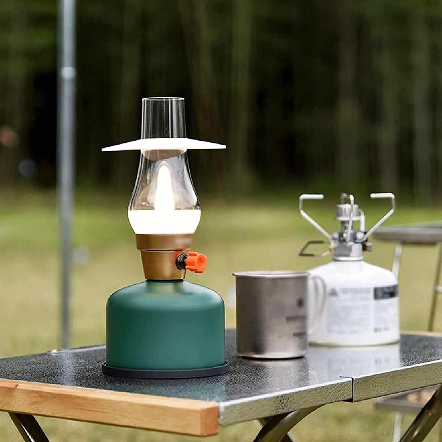 Decorative Lighting Oil Lamp Kerosene Oil Lantern Kerosene Lamp Outdoor Camping Tent Lighting Household Courtyard Atmosphere Lamp Rechargeable