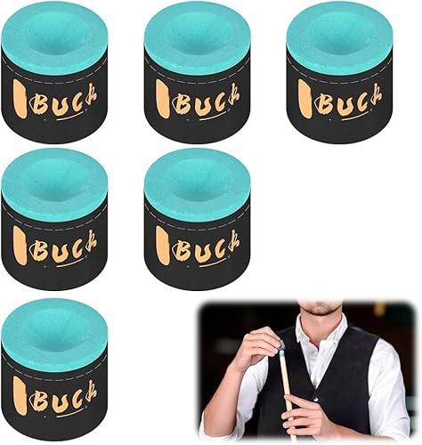 flintronic Snooker Chalk Billardkreide, 6PCS Billard Chalk, Pool Queue Würfel, rutschfeste Pool Queue Kreide, für Home, ...