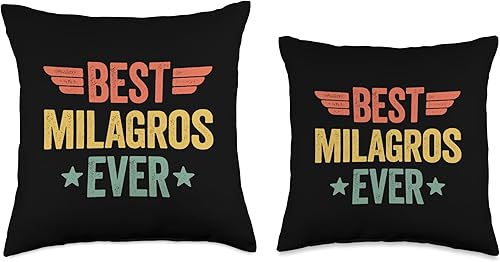 Miniatura 3 de Best Name Ever Best Milagros Ever - Almohada de 16 x 16 pulgadas, multicolor