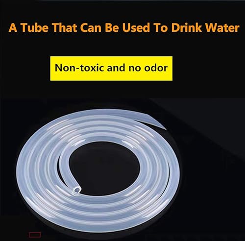 Miniatura 5 de Antrella Tubo de silicona de 58 pulgadas de identificación de grado alimenticio, flexible de 58 pulgadas de diámetro interior x 1316 pulgadas de