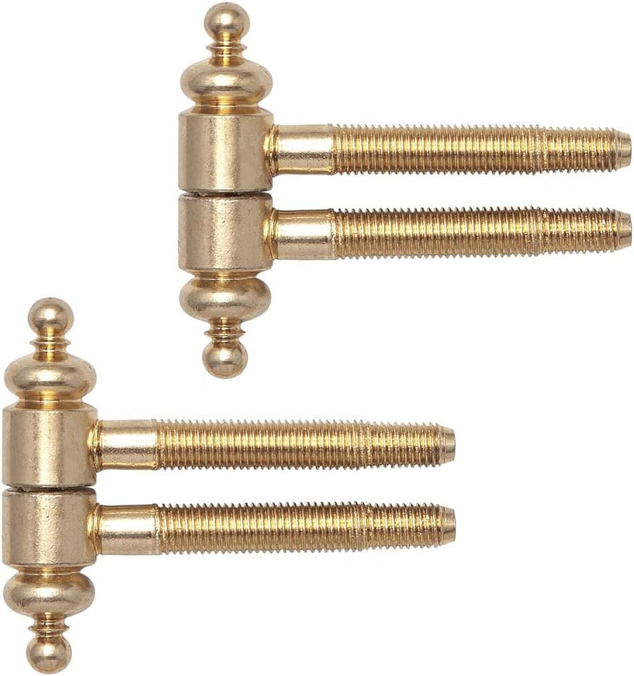 SECOTEC Türband Set 2-tlg Für Holztüren - Verzinkte Scharniere 9mm Aufschraubbänder