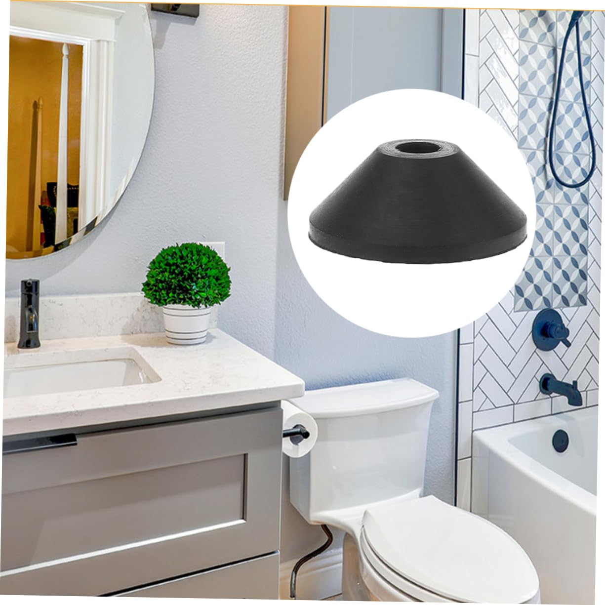 Veemoon 150pièces Rondelles Coniques Caoutchouc Pour Vis De Réservoir Wc Joints Étanches Pour Fixations De Toilettes Accessoires Et Faciles à Installer