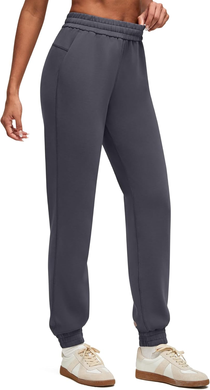 G4Free Smoofit Modal Soft Women's Joggers Inner Drawstring Sweatpants Casual Lounge Pants with Pockets Cinch Bottom Travel