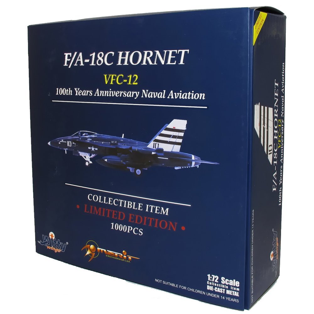 Amazon | Witty Wings 1/72 F/A-18C HORNET VFC-12 100th Years
