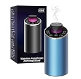 Waterless Essential Oil Diffuser Aromatherapy Scent Diffusers for Home Large Room, Bedroom, Car, Office, Desk, Battery Operated Mini Portable Air Freshener, 3 Countdown Timers & 3 Mist Levels