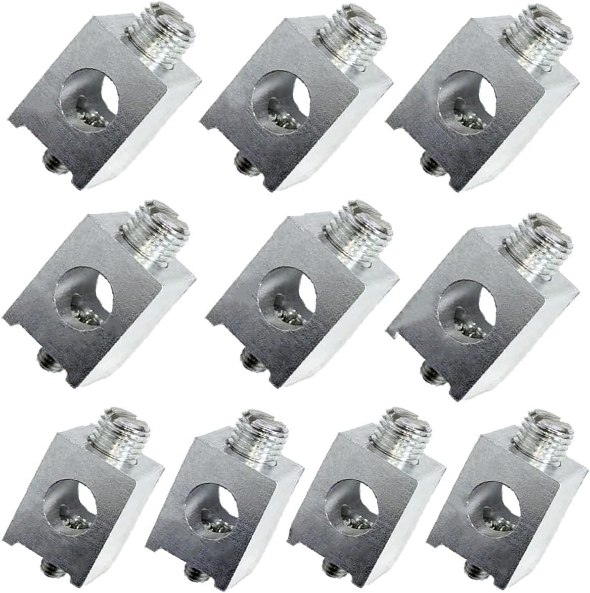 4 Pcs Aluminum Neutral Ground Lug #4-2/0 AWG Anti-Corrosion Tin Plated Surface for Safe Electrical Connection