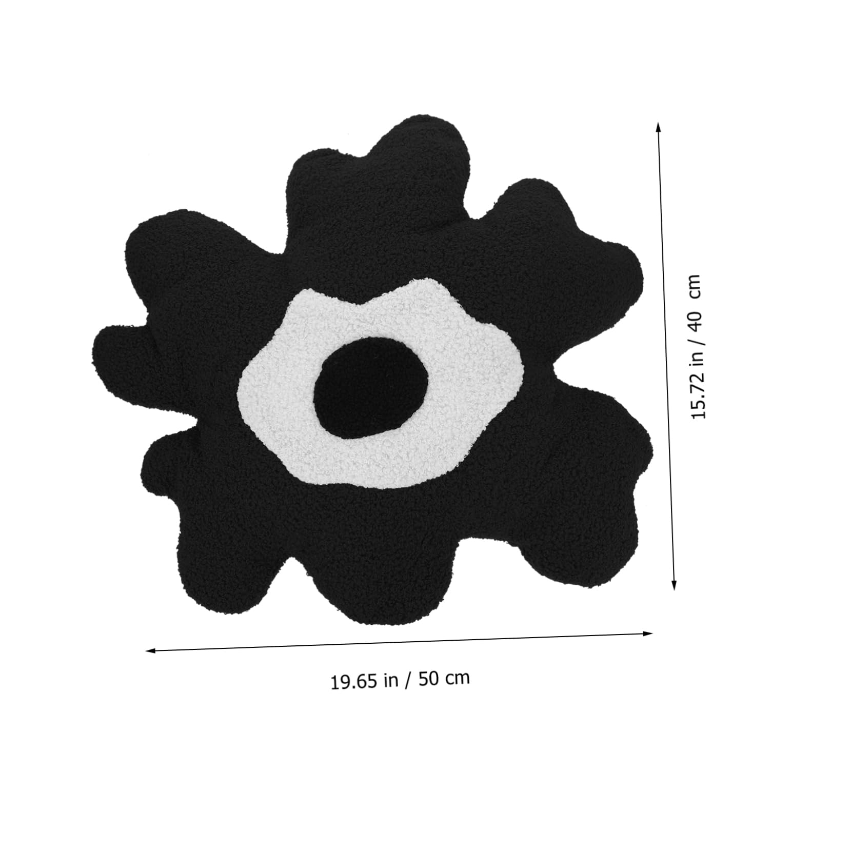 Toddmomy Cojín Decorativo Forma de Flor para Dormitorio Suave y Diseño para Sofás y Oficinas Cojín de Peluche Elegante