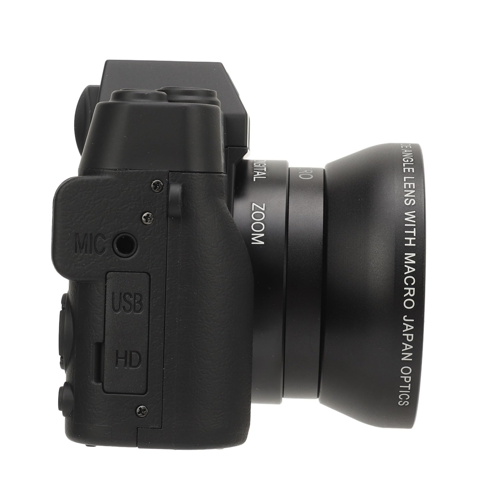 Macchina fotografica digitale, 75MP 5K Vlog Camera con 180 ° Flip Screen 1500mAh, Autofocus 16X Zoom Video Camera, Fotocamera da viaggio per ragazzi ragazze bambini principianti