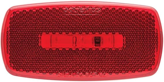 Optronics MCL32RS Surface Mount LED Marker Clearance Light with Reflex, Red