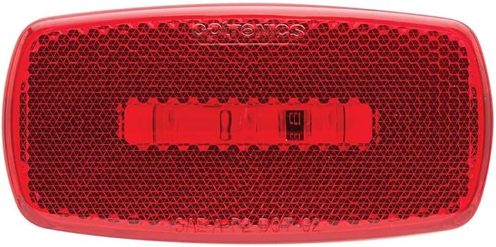 Optronics MCL32RS Surface Mount LED Marker Clearance Light with Reflex, Red