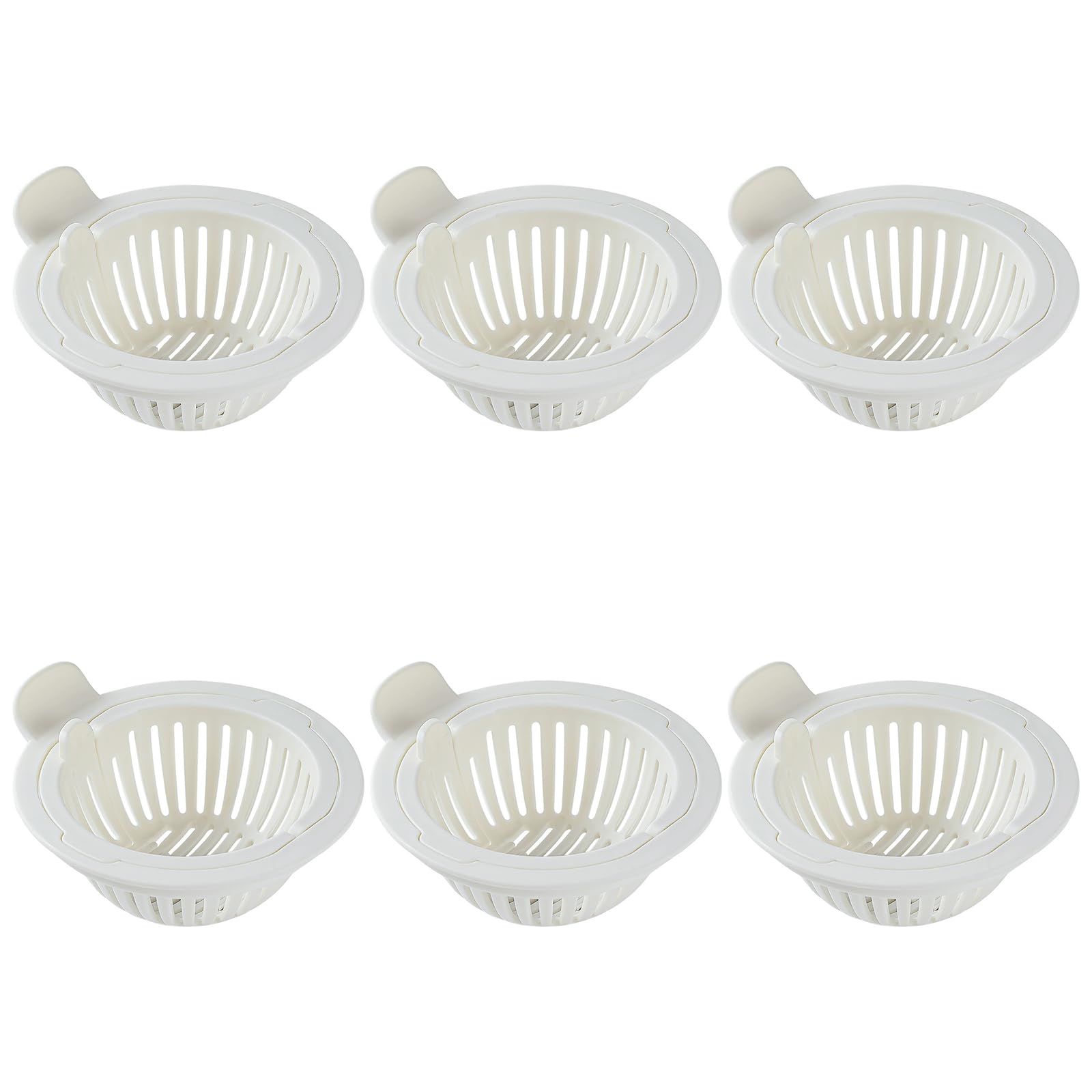Kalttoy Of 6 Sink Strainers Sink Filter Basket Not Slip Design Prevents Pipe Clogging During Dishwashing Kitchen Strainer