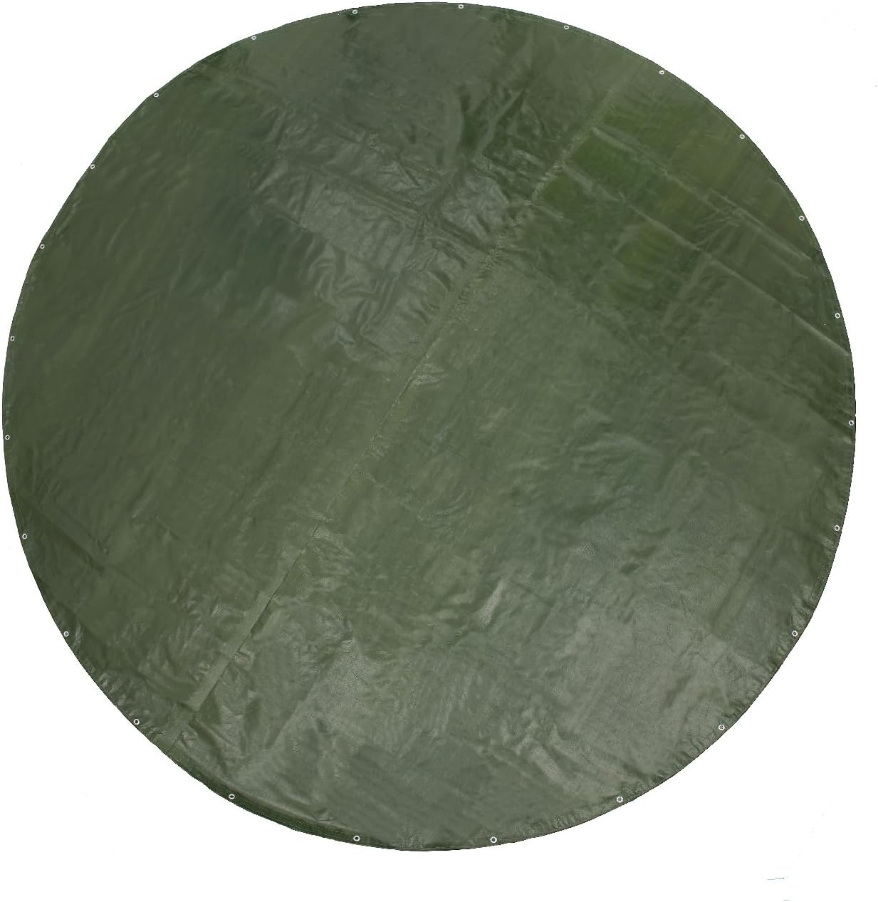 GUARD SHIELD Round Tarp Waterproof Heavy Duty Green 24 Feet Cover Outdoor Inflatable Pool Ground Cloth Tarps for Under Pool Green/Silver Diameter: 24 Feet