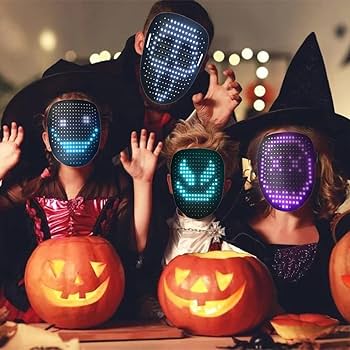 ケンユー　LEDマスク Amazon.com: Mr.Pang LED Mask Light up Mask with Gesture
