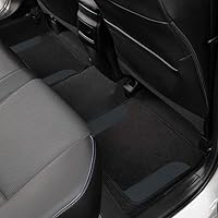 Vista 41 de BDK Premium Carpet Floor Mats for Cars - Universal Fit Interior 4-Piece Car Mats Full Set with Vinyl Heel Pad Protector - Cute Car Accessories