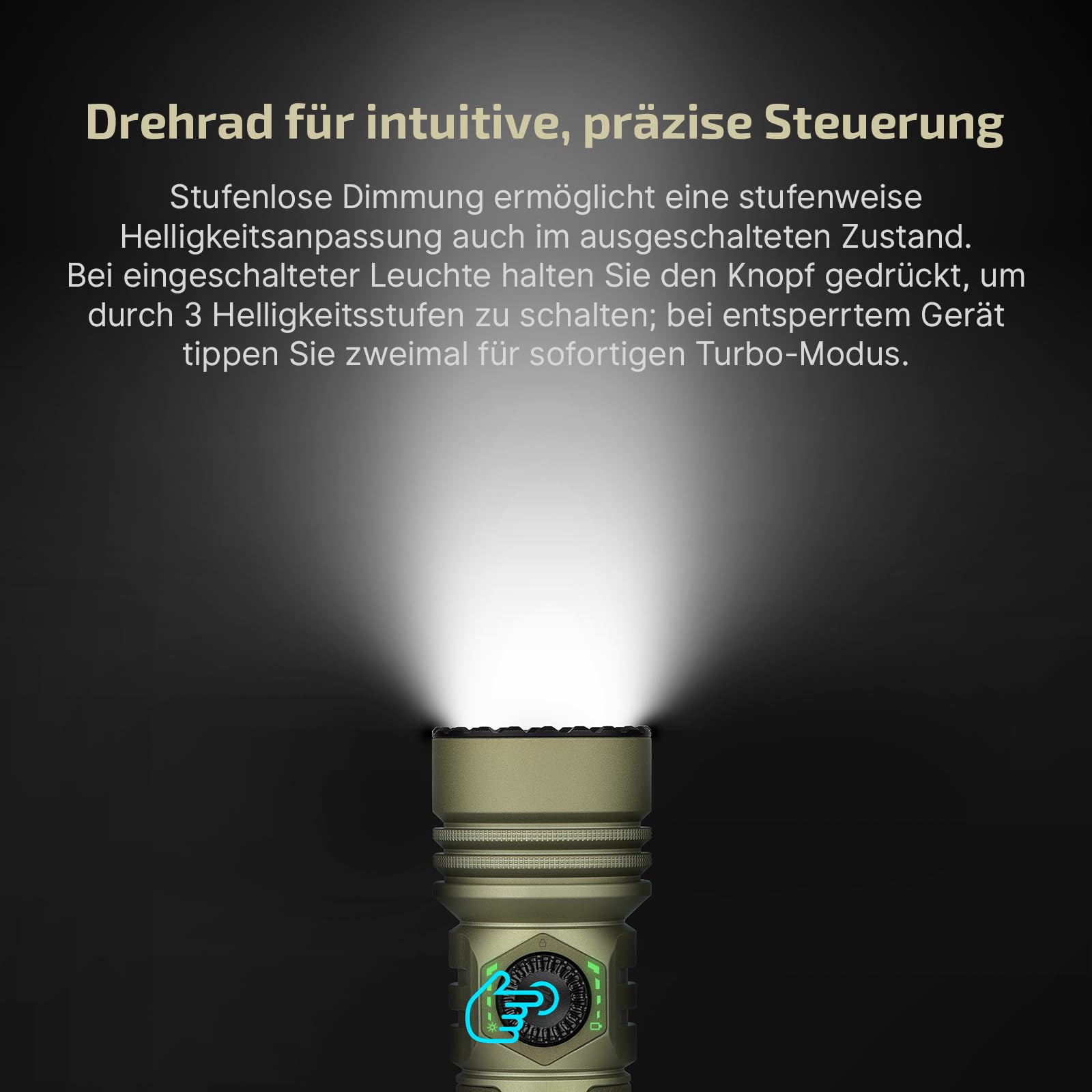 OLIGHT Seeker Ultra Leistungsstarke LED Taschenlampe 4800 Lumen 265 m