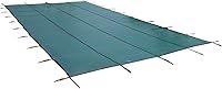 Vista 4 de Cubierta de seguridad rectangular para albercas, para proteger contra la suciedad, Verde