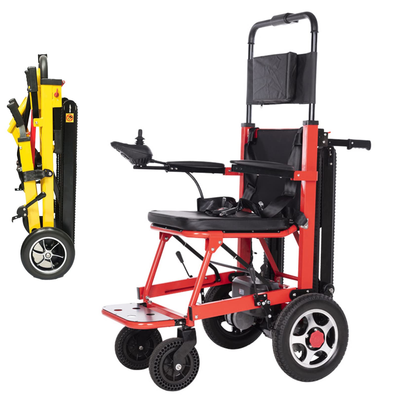 Buy Electric Stair Climbing Wheelchair Stair Lift for Elderly Folding