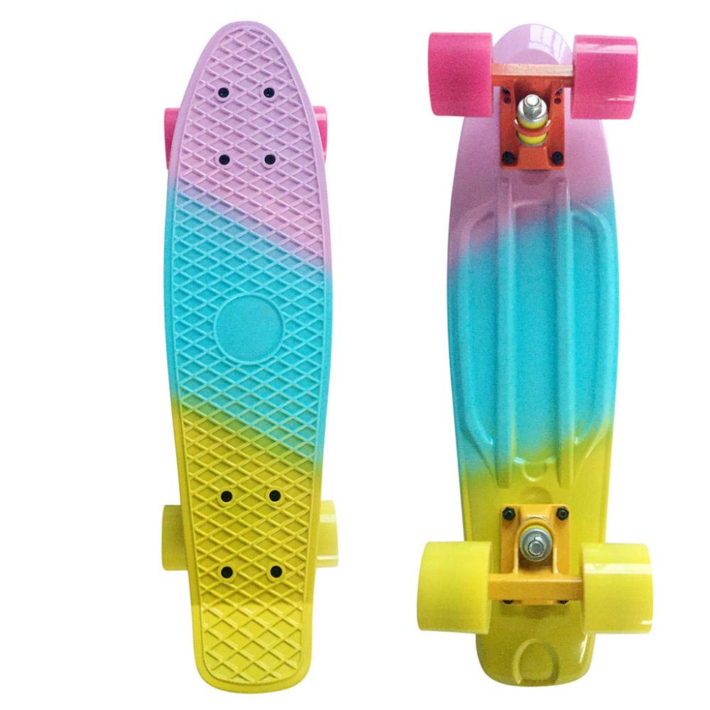 FANTECIA 22 Zoll Mini Skateboard – Komplettes Cruiser-Skateboard Aus PP-Kunststoff Für Kinder (6–12 Jahre) & Anfänger – Max. 100 Kg, ABEC-7-Lager FANTECIA 22 Zoll Mini Skateboard – Komplettes Cruiser-Skateboard Aus PP-Kunststoff Für Kinder (6–12 Jahre) & Anfänger – Max. 100 Kg, ABEC-7-Lager