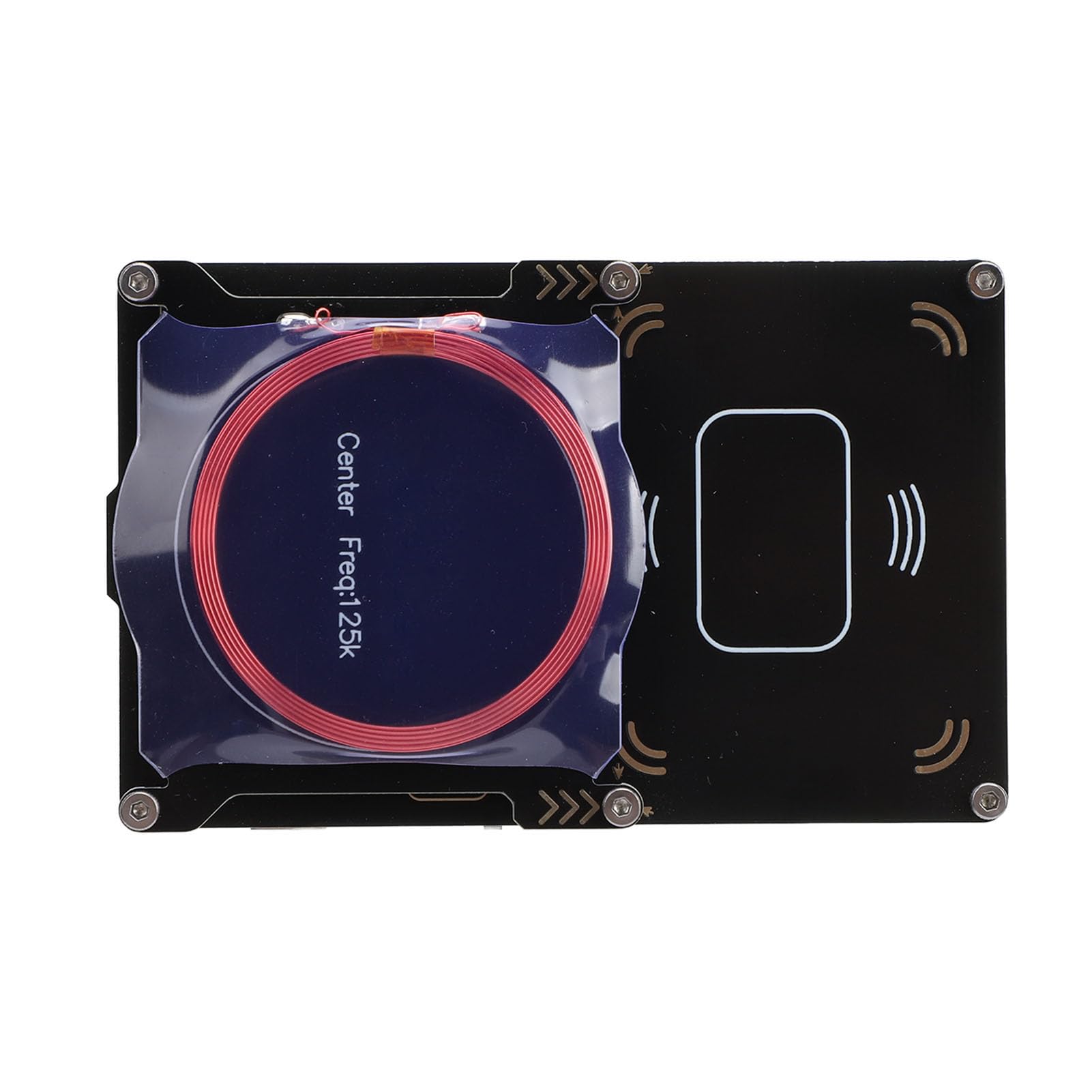 AMONIDA Czytnik Kart NFC Wydajny Dekoder Pełnopasmowy do Systemów Kontroli Dostępu USB Typu C 1 Jednostka (5 sztuk breloczków UID, 5 sztuk kart UID)