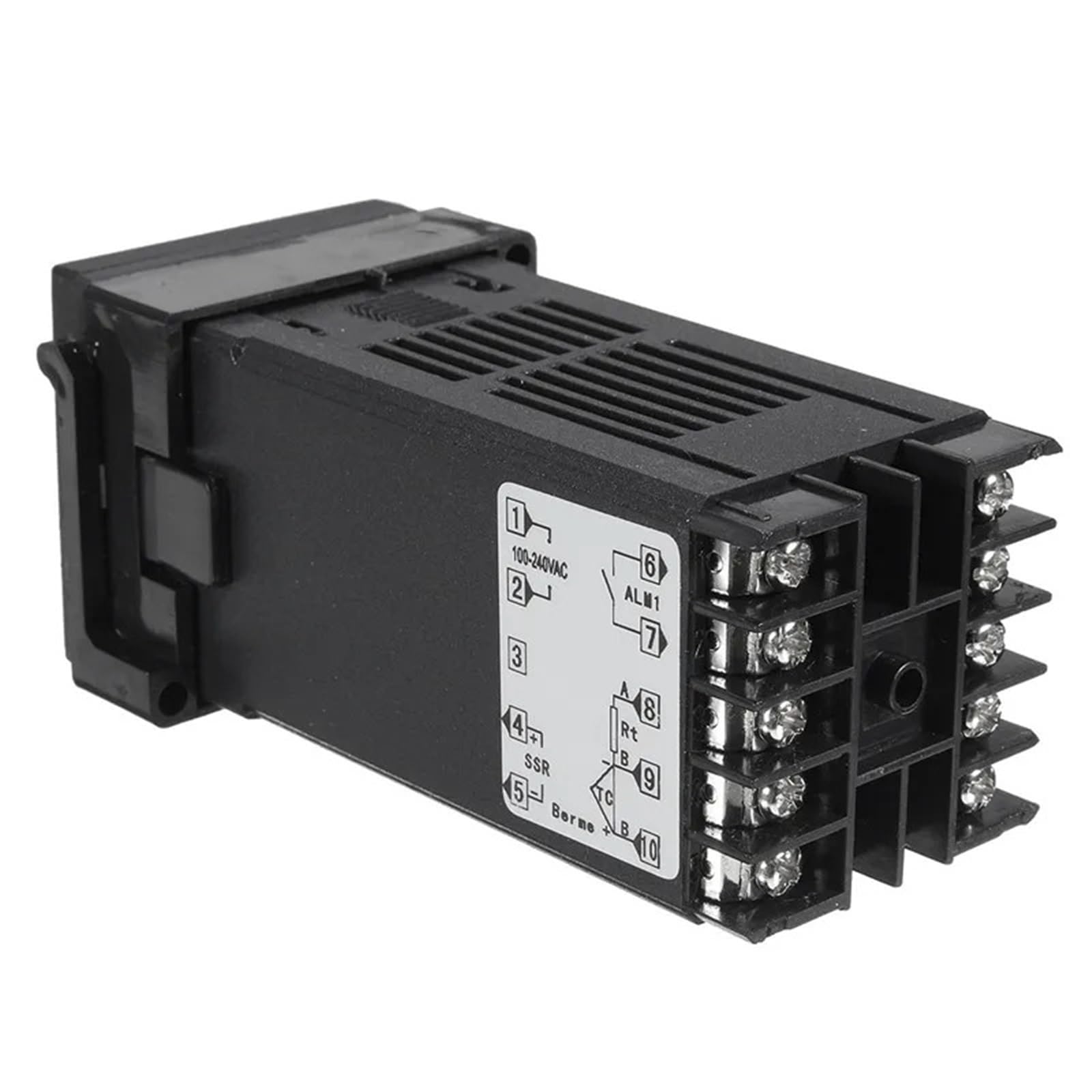 Alarma REX-C100 110V a 240V 0 a 1300 grados Kits de controlador de temperatura PID digital con sensor de sonda tipo K(2pcs SSR-25DA)