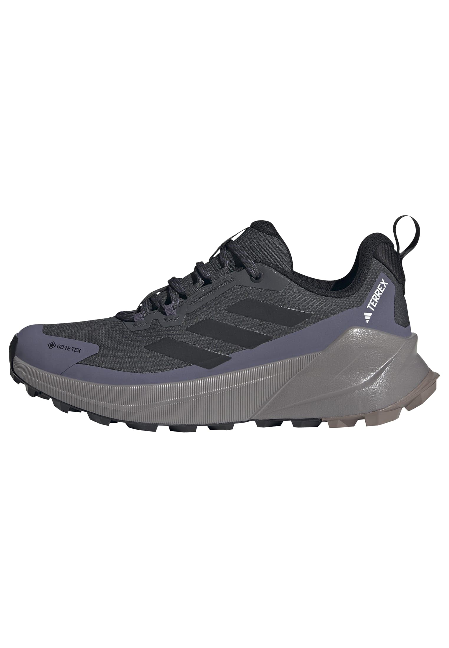 adidas Women's Terrex Trailmaker 2 Gore-TEX Hiking Shoes, Carbon/Core Black/Preloved Violet, 4 UK