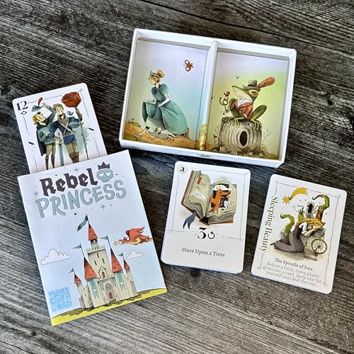 Image of Rebel Princess Standard Edition, Ultimate Blend of Theme and Strategy | Fast-Paced Addictive Card Game, Perfect for Game Nights, 3+ Players Ages 15+ 45 Minutes, from The Creators of Cat in The Box