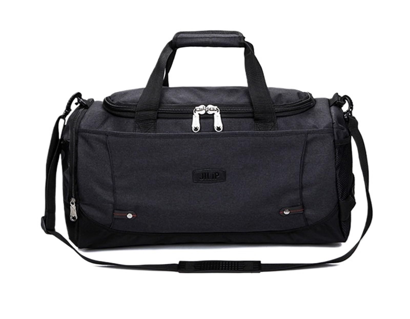 Sporttasche Large Sports Bag Waterproof Gym Bag Polyester Men/Women Large Capacity Packable Sports Bag Travel Backpack(Black)
