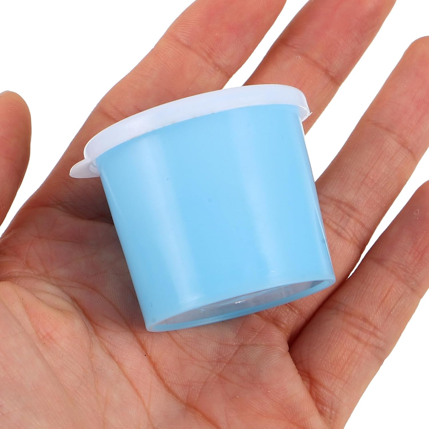 100pcs Plastic Medicine Cups, 40ml/1.4oz Liquid/Tablet Dosage Cups with Lid for Nursing & Home, Reusable Pill Dispenser for Accurate Dosing, Medicine Organizer Holder