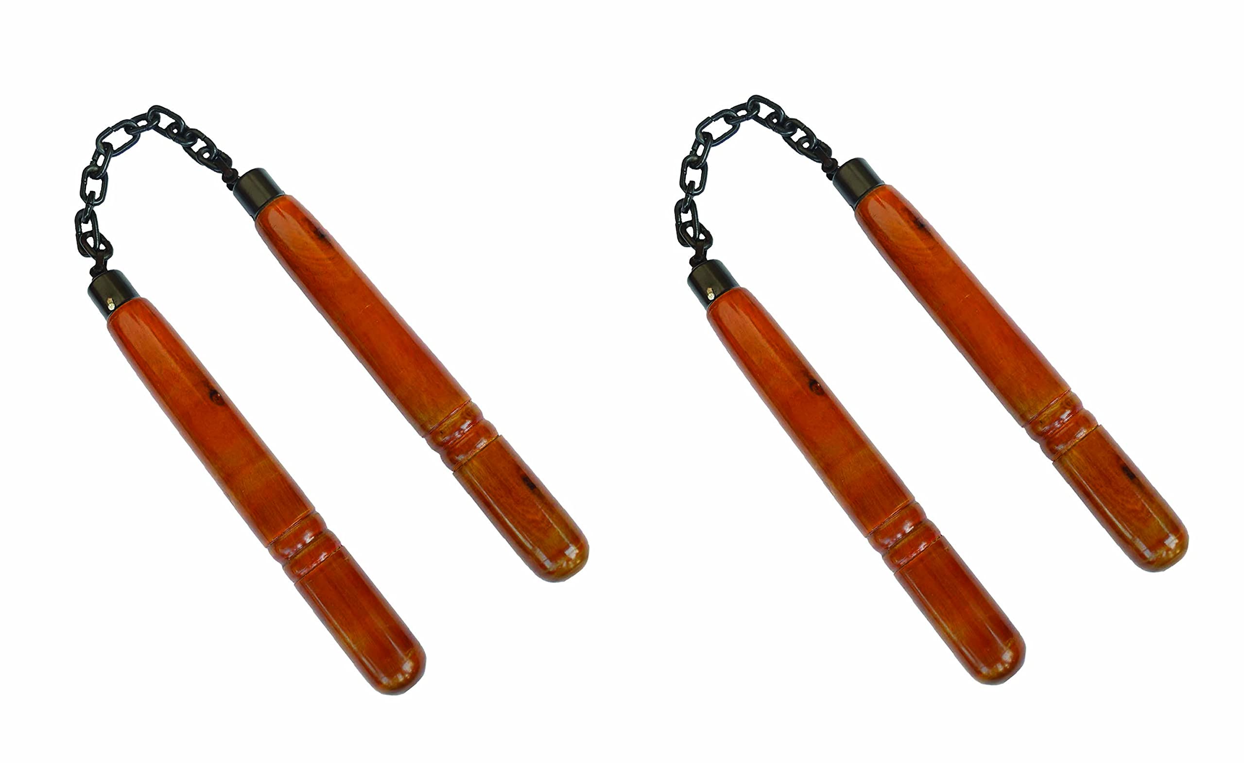 SPOCCO | Pack of 2 | Nunchaku/Nunchuks/Chainsticks/Chukasticks/Wooden Handle + Iron Chain Nunchaku (Karate Stick) Gymnastic Stick (Martial Art & Equipment Nanchaku) NC22 (B09NLXL3LV) Amazon Price History, Amazon Price Tracker