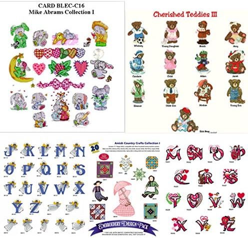 150,000+ Style Embroidery Machine Patterns Design s in .PES & .HUS Format on DVDs
