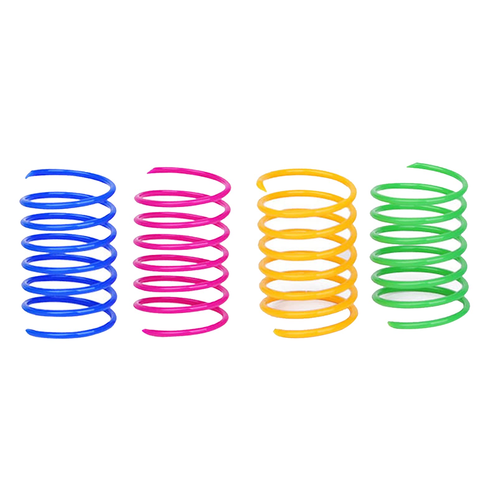 Street27® 4Pieces Cat Spring Toy Plastic Colorful Coil Spiral Springs for Kittens Cat (B09MB89KXK) Amazon Price History, Amazon Price Tracker