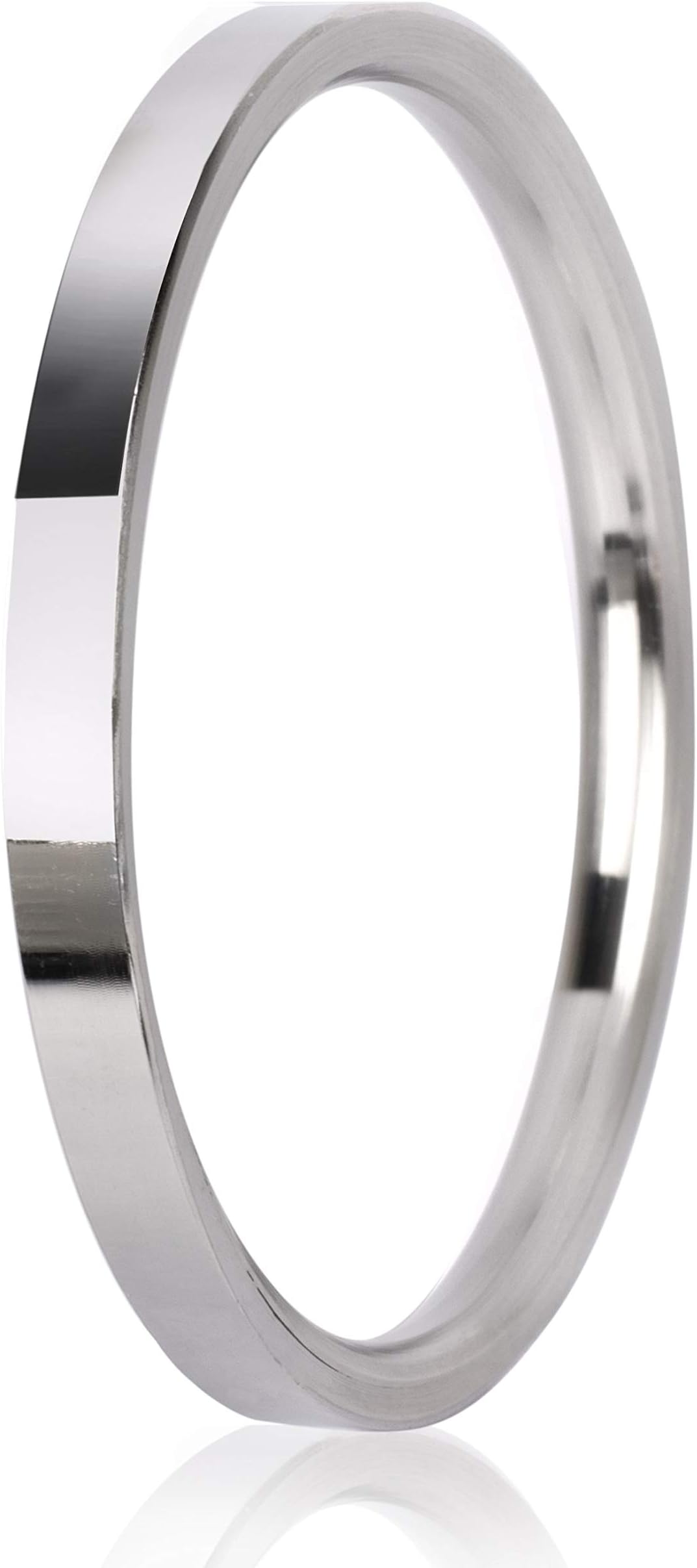 Metallic Metal & Stainless Steel Kada for Men (Plain) 0.2" (6.5)