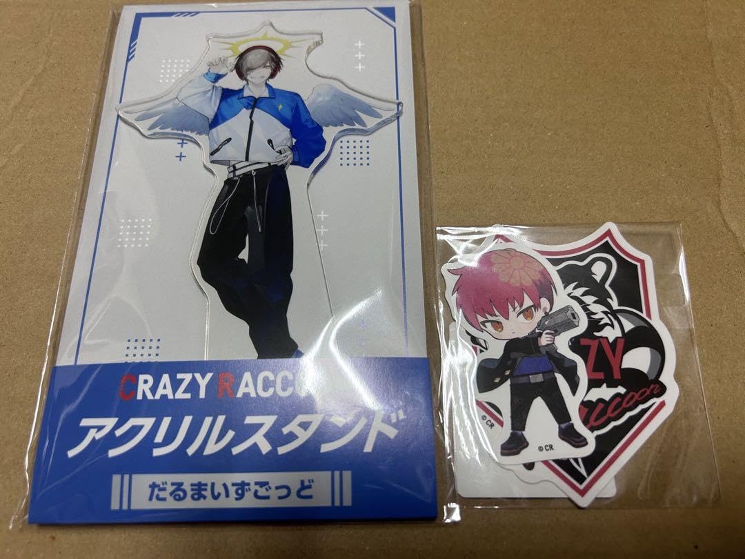 だるまいずごっど ローソン アクリルスタンド Crazy Raccoon ローソン だるまいずごっど アクリルスタンド CR