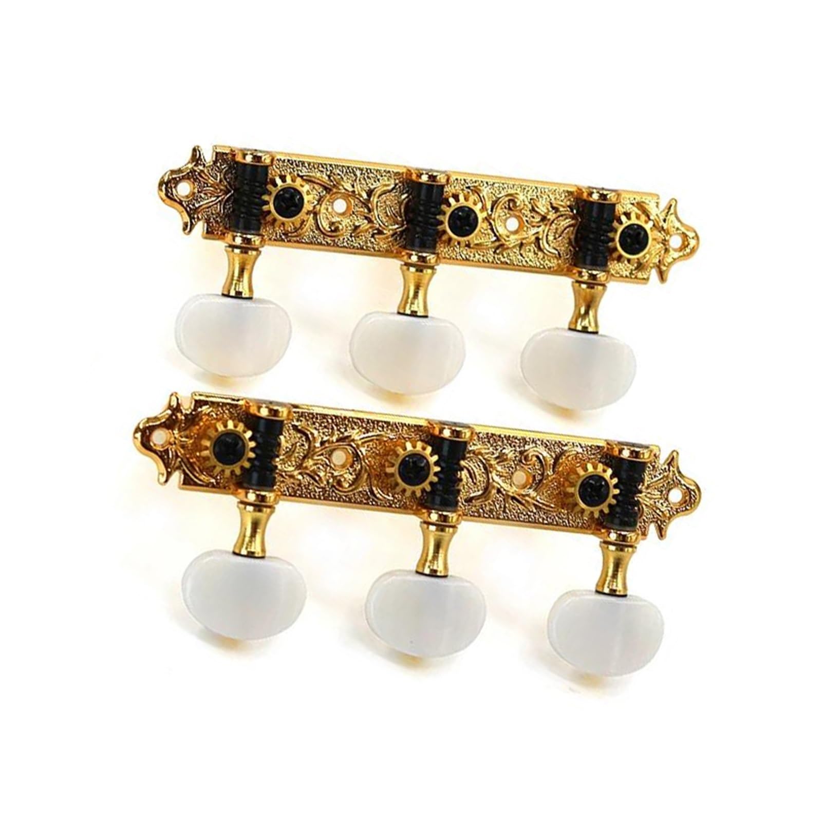 Clavijeros Bloqueo Tonos De Afinación Guitarra Clásica 3 En 1 (accesorios Metálicos)(A2W)