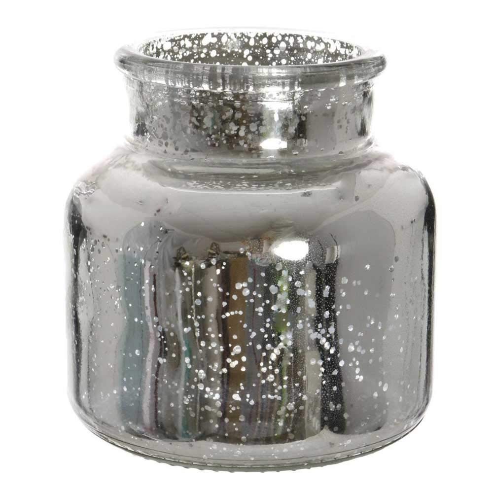 AngraveHomeSplatter Silver Wide Funnel Flower Vase Jar Home Decoration Decor Ornament