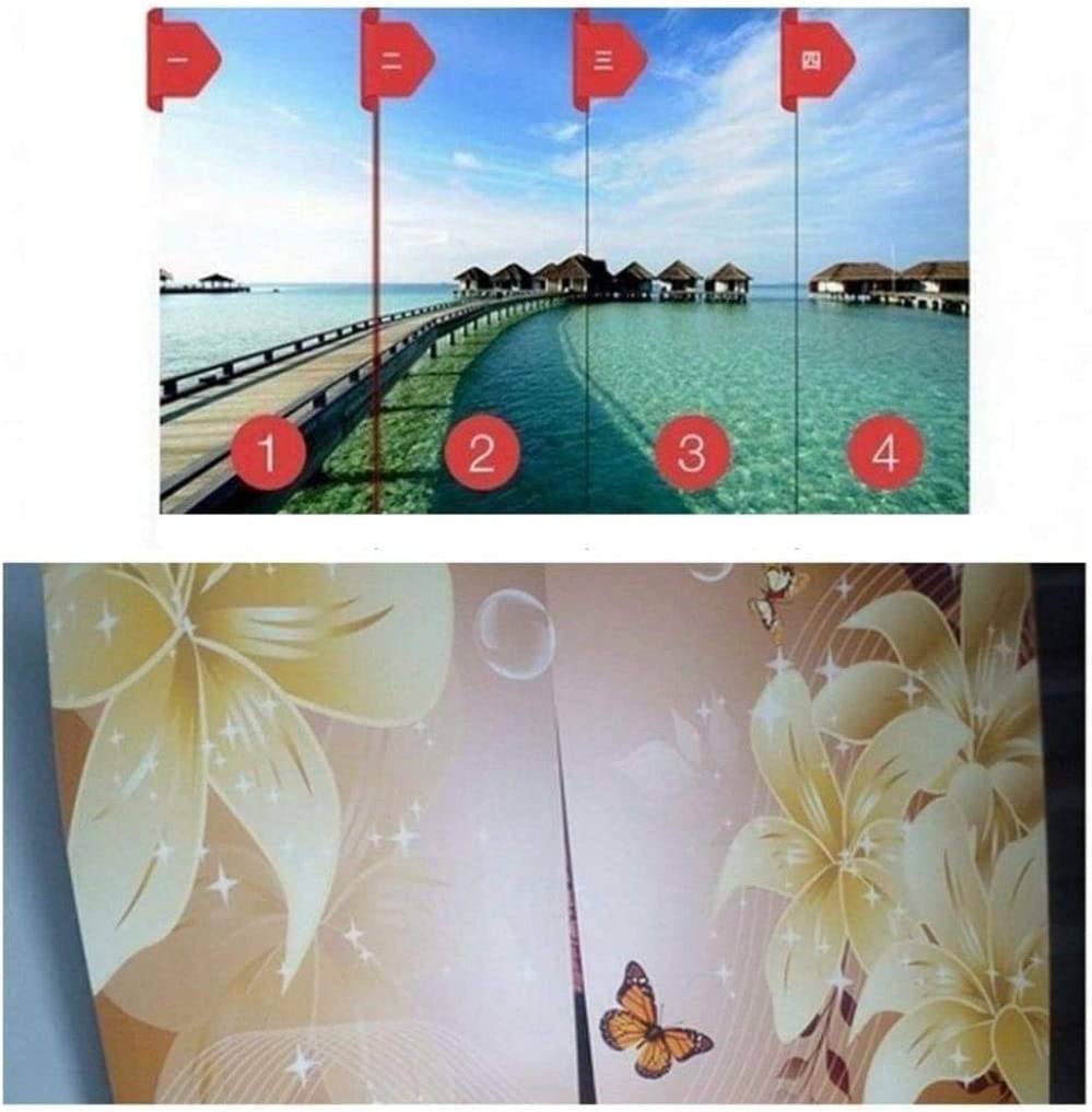Mármol De Mariposa Rosa Dorado 3D Mural Wallpaper, Papel Pintado Autoadhesivo Extraíble Decoración De Pared Para Restaurante Hoteles Sala De Estar Moderna Decoración Del Hogar Carteles De Pared Arte