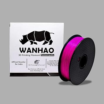 Wanhao 1.75mm PLA 3D Printer Filament - by 3D Print World (Purple)
