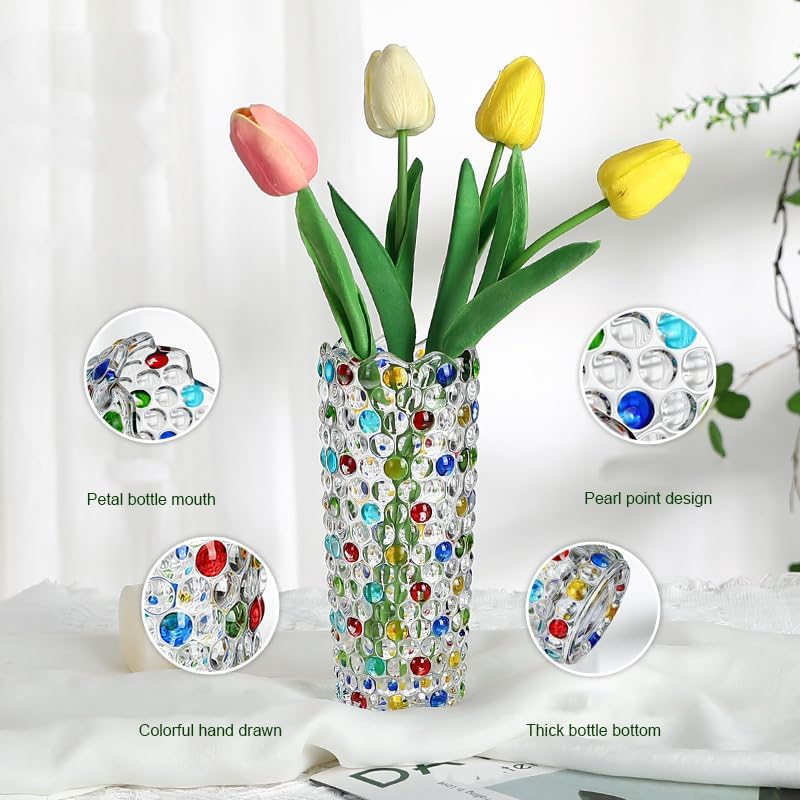 Colorful Glass Vase - Image 3